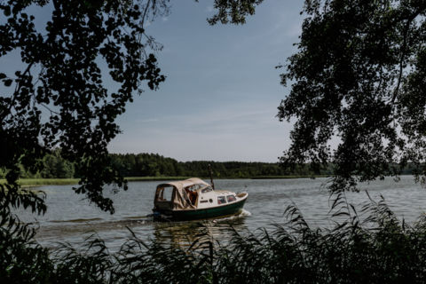 Hochzeitsfoto mit Boottour