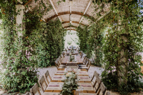 Set-Up der Hochzeit - Fotografie