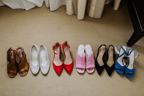 Schuhsammlung zur Hochzeit - Hochzeitsfotografie Berlin