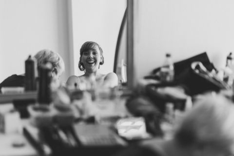 Braut Schminktisch Hochzeitsfoto