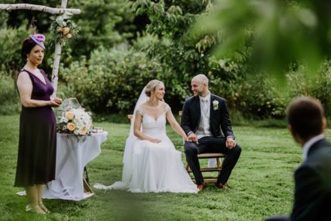 Hochzeitsfotografie Berlin: Brautpaar zur Trauung