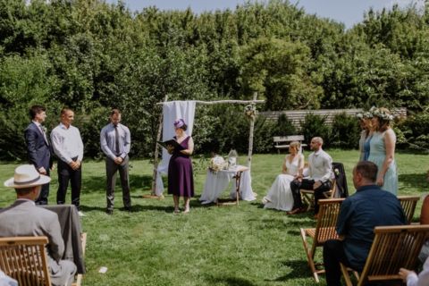 Hochzeitsfotografie Berlin: Trauung im Park