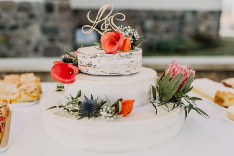 Hochzeitsfotograf Berlin: Hochzeitstorte dreistöckig