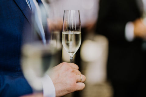 Champagnerglas - Hochzeitsfotografie Berlin