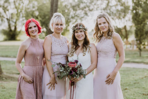 Braut und Brautjungfern - Hochzeitsfotograf Berlin