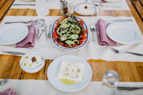 Fotografie vom Essen zur Hochzeit