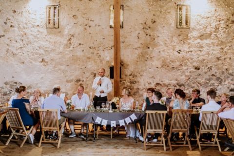 Bräutigam Vortrag - Hochzeitsfotograf Berlin