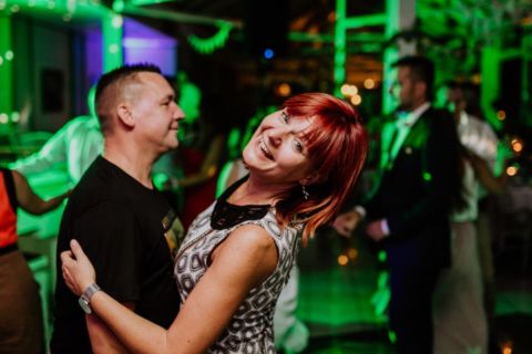 Gäste Hochzeitsfoto: Partystimmung