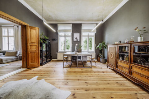 Altbau-Wohnung in Berlin - Wohnzimmer - Interieurfotografie