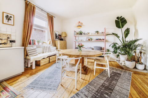 Fotografie eines alternativen Esszimmers