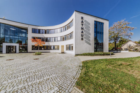 Immobilienfotografie eines Rathauses in Brandenburg