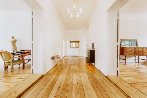 Offenherziger Flur im Altbau - Bilder Interieur