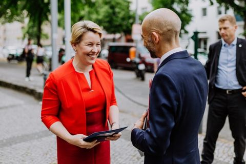 Lukas Schramm Fotos Event - Franziska Giffey