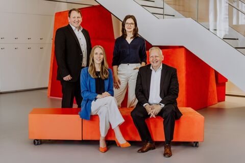 Unternehmensfotografie - Gruppenbild Mitarbeiter