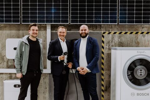 Eventfotografie - Gruppenbild mit Christian Lindner