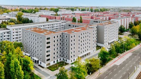 Architektur und Immobilien Foto - Wohnhäuser Vogelperspektive