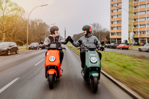 Klassische Unternehmensfotografie - Berlin E-Roller